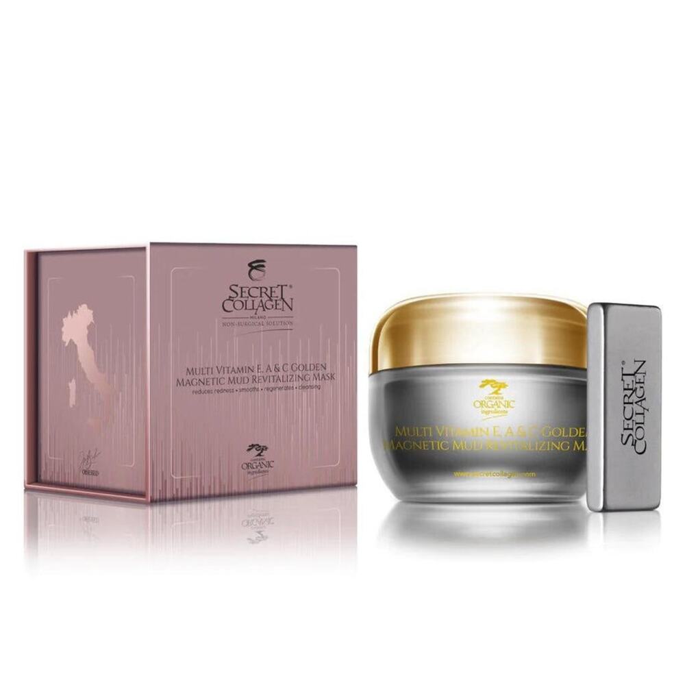 Secret Collagen Golden Magnetic‎ Mud Mask Multi Vitamin E A C Revitalizing NEW